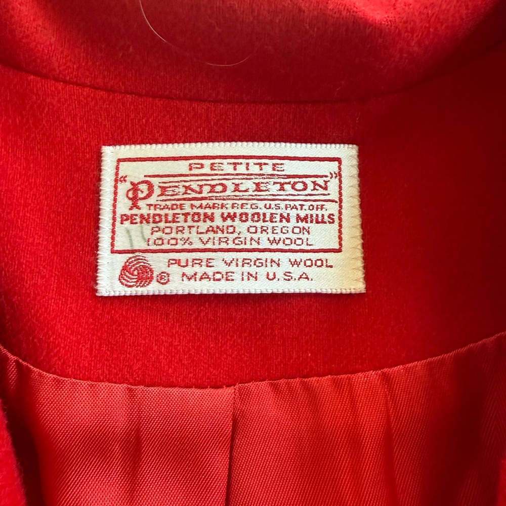 Vintage Pendleton 3 Piece Wool Double-Breasted Su… - image 2